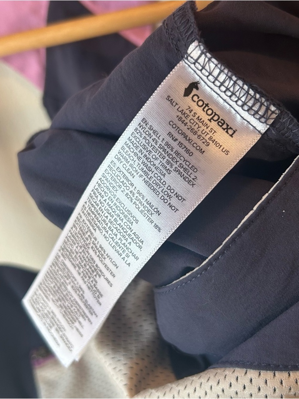 Cotopaxi Tolima Overall Dress Graphite Blue Women’s Sz Medium - Picture 13 of 13
